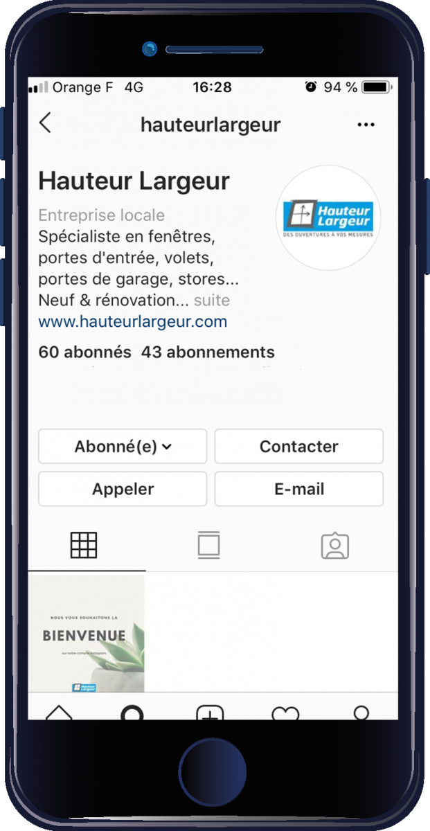 Hauteur Largeur débarque sur Insagram