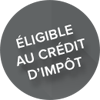 Éligible au crédit d'impôt crédit d'impot